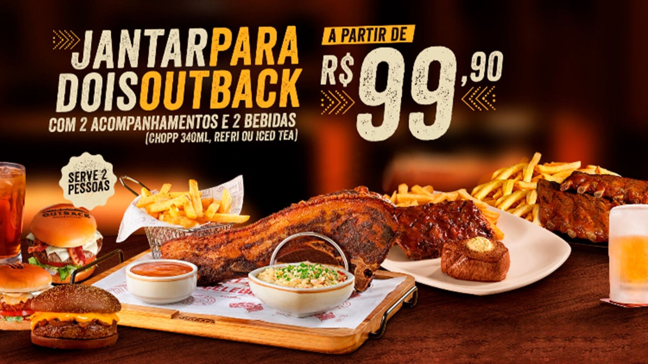 “Momento Outback para Dois”  já está disponível em todos os restaurantes da marca em Belo Horizonte e região 